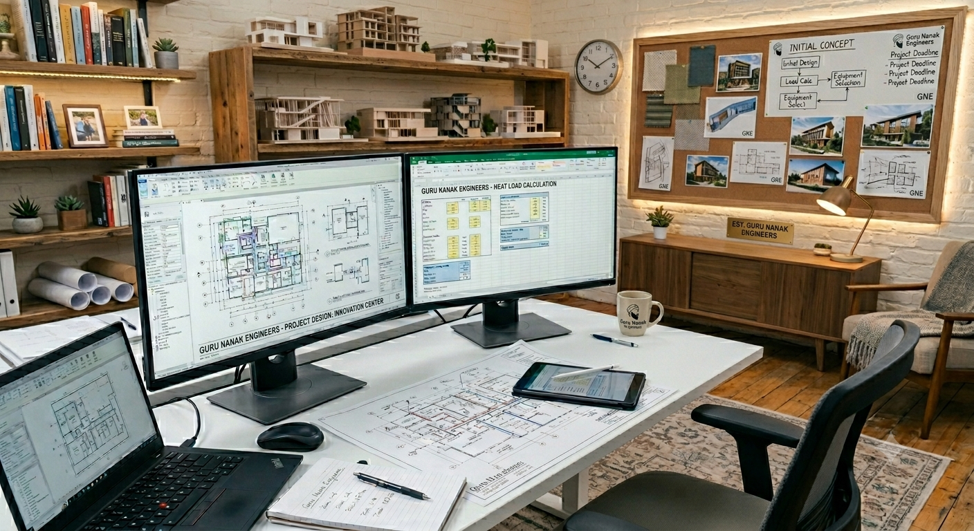 Project Design with Heat Load Calculation